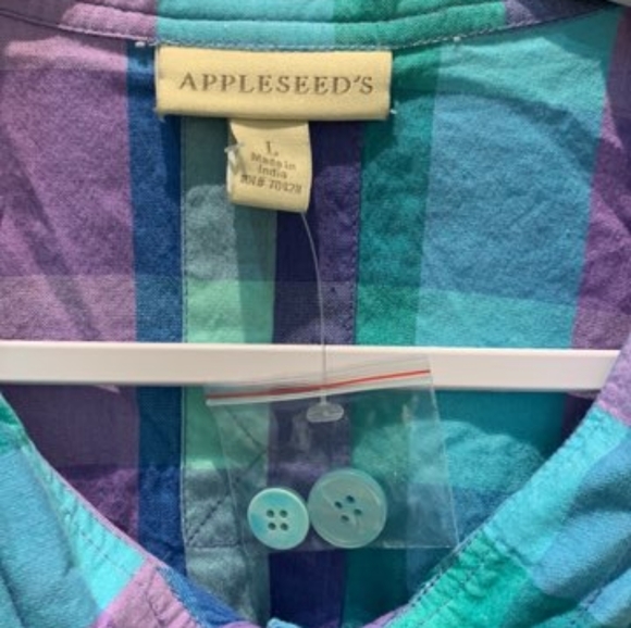 Appleseed's Tops Appleseeds Womans Buffalo Plaid Tunicmulti Color